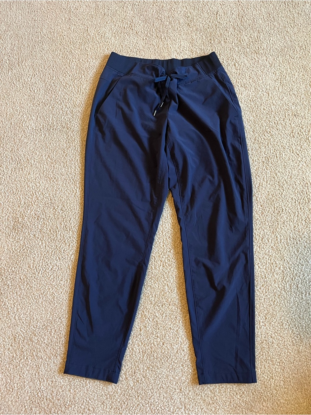Athleta Women’s Navy Ankle Pant With Drawstring